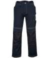 PW1006 T601 Portwest PW3 Work Trousers Navy / Black colour image
